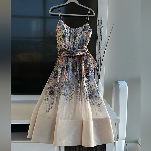 Zimmermann Tama Corset Midi Dress - Picture 6 of 9